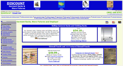 Desktop Screenshot of garment-racks-store-fixtures.com